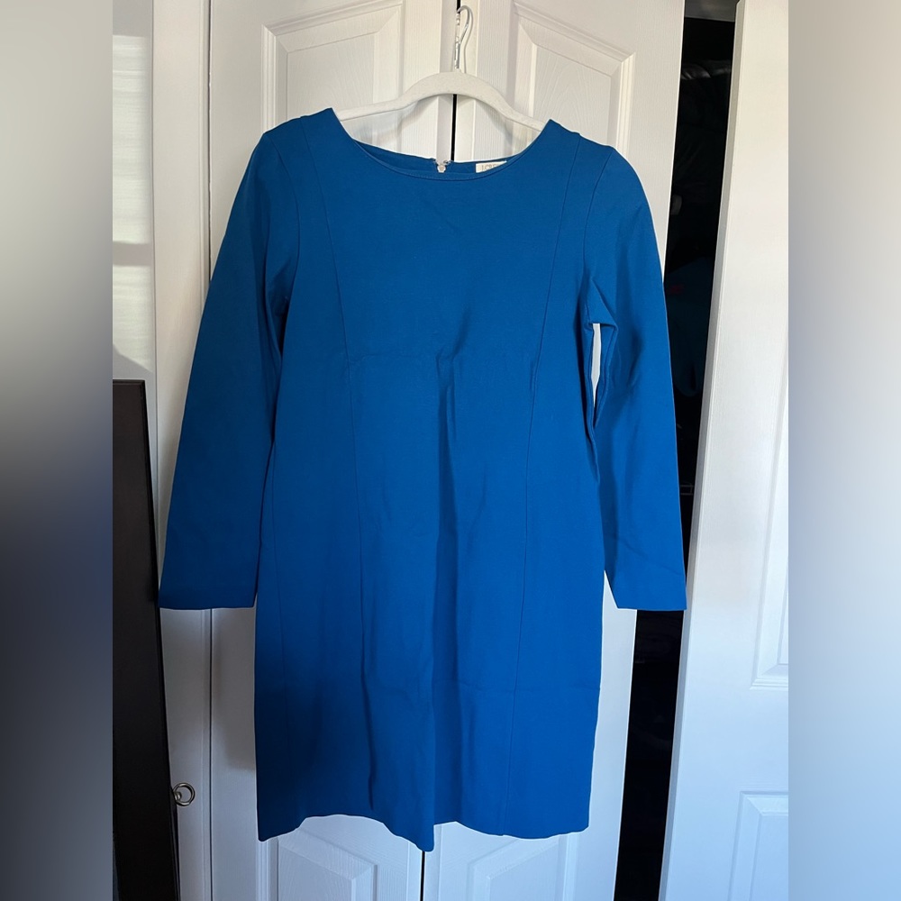 J.Crew Factory Royal Blue Ponte Dress